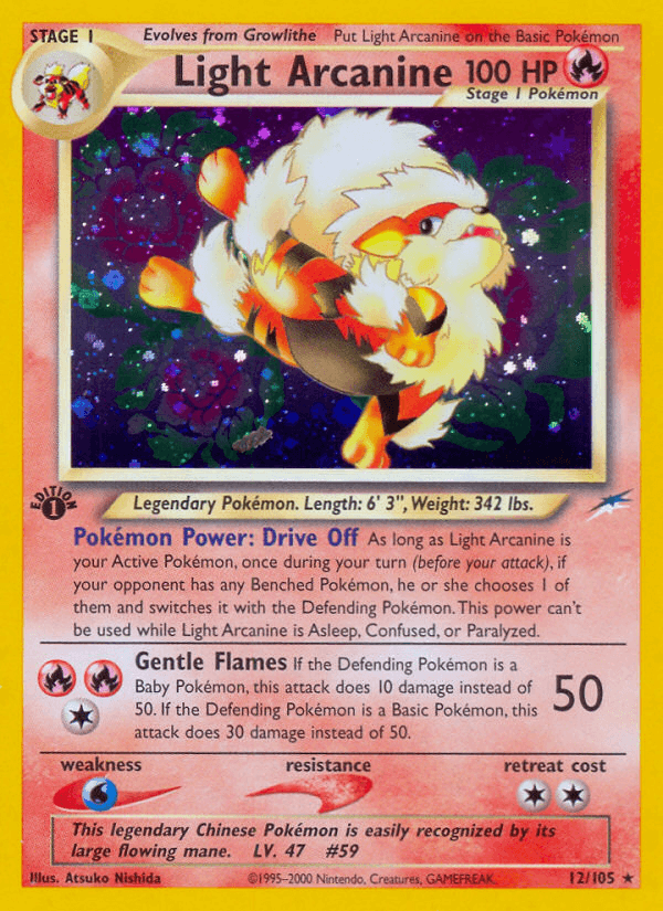 Light Arcanine — 1st Edition