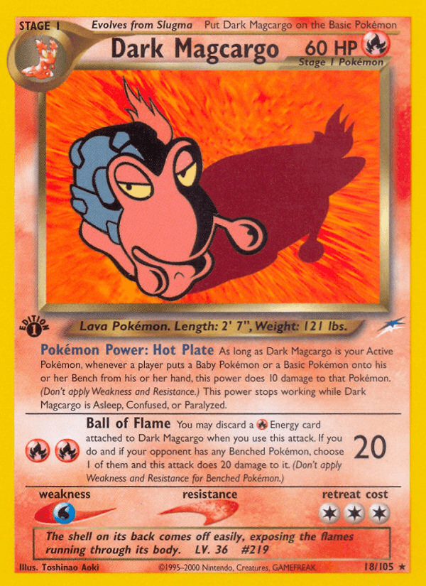 Dark Magcargo — 1st Edition