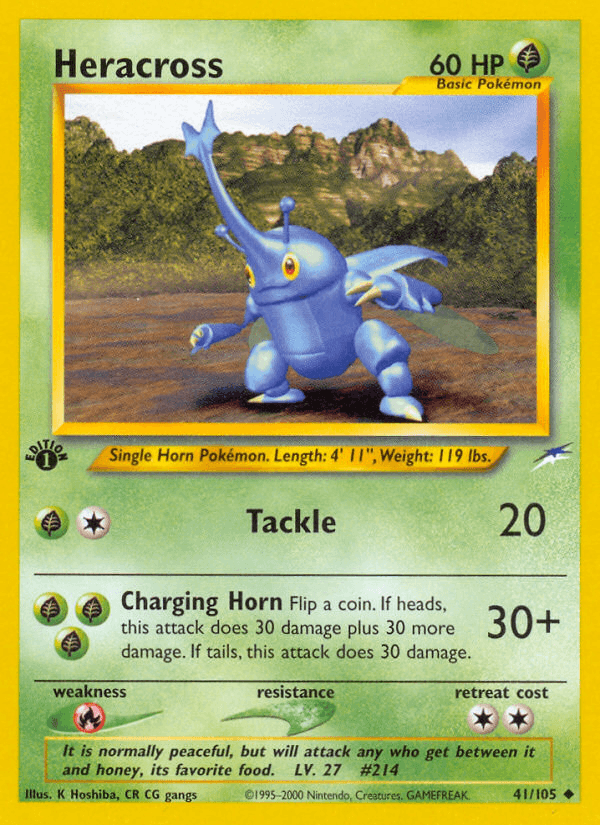 Heracross — 1st Edition