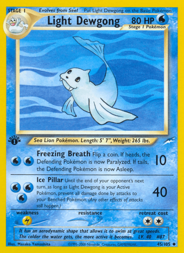Light Dewgong — 1st Edition