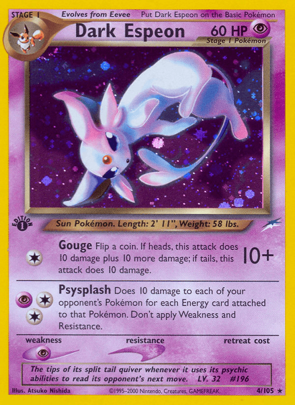 Dark Espeon — 1st Edition