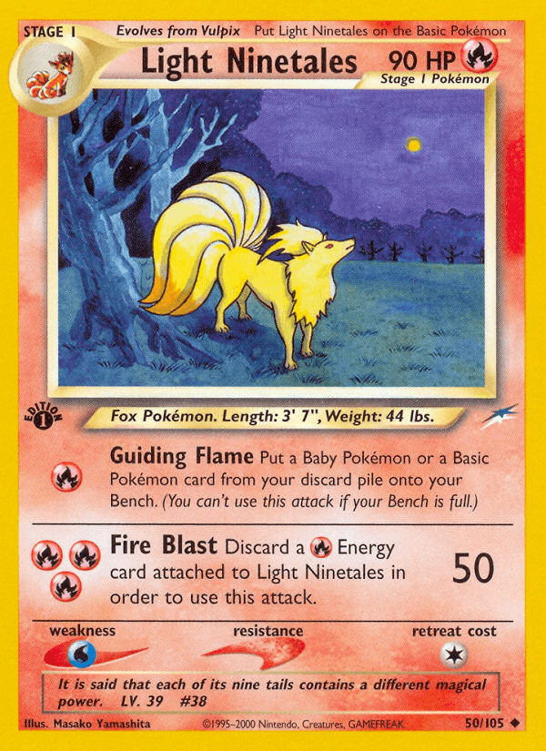 Light Ninetales — 1st Edition