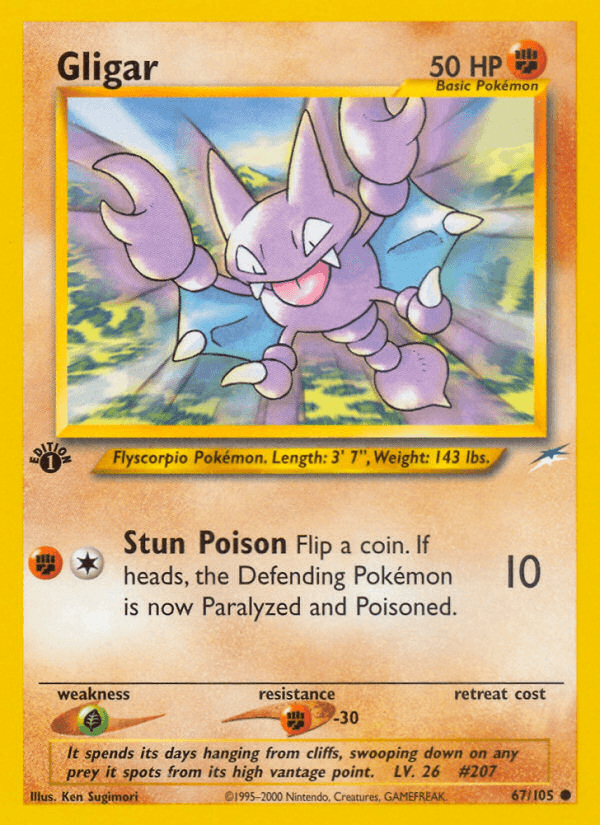 Gligar — 1st Edition