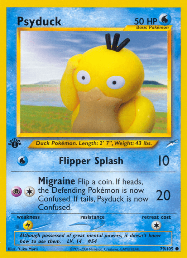Psyduck — 1st Edition