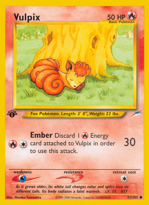 Vulpix — 1st Edition