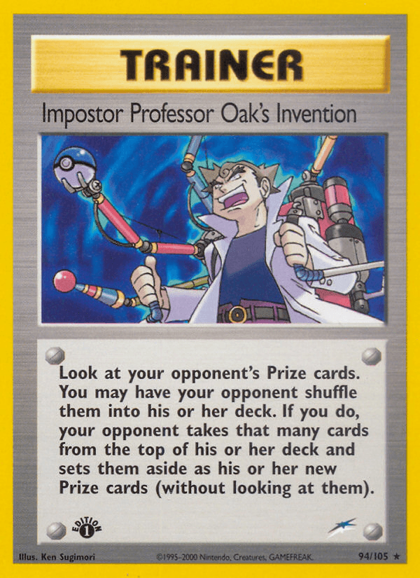 Impostor Professor Oak's Invention — 1st Edition