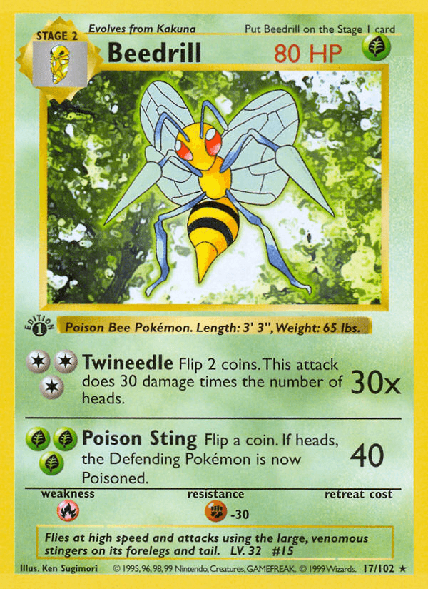 Beedrill — 1st Edition