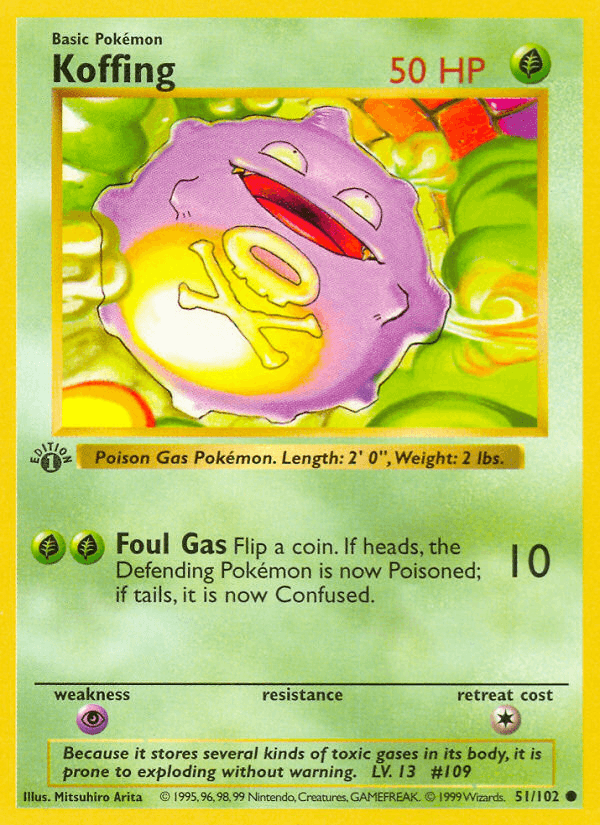 Koffing — 1st Edition