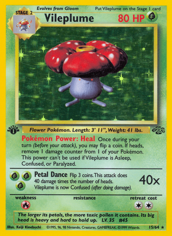 Vileplume — 1st Edition