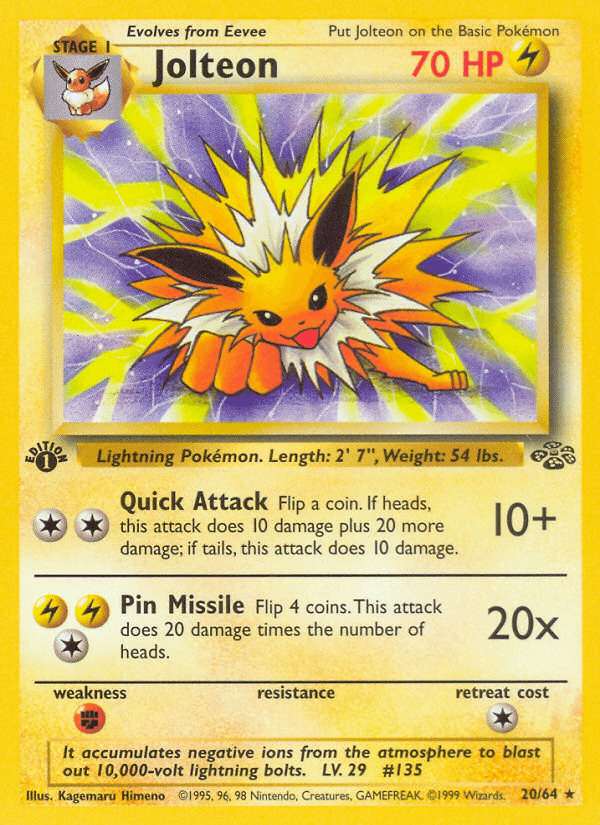 Jolteon — 1st Edition