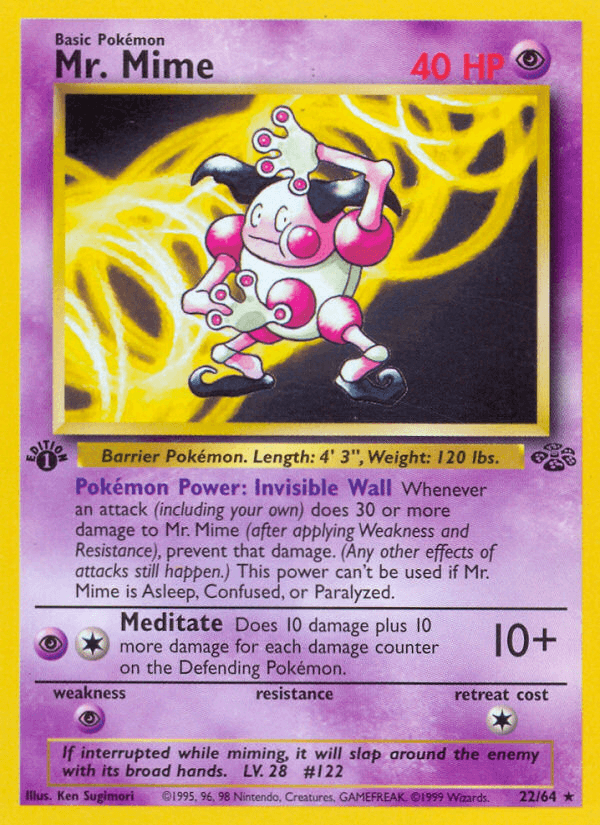 Mr. Mime — 1st Edition