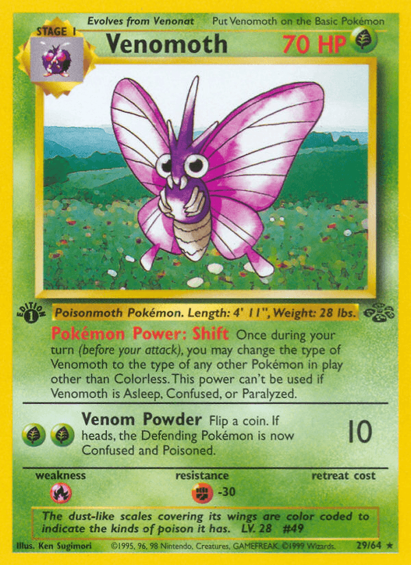 Venomoth — 1st Edition