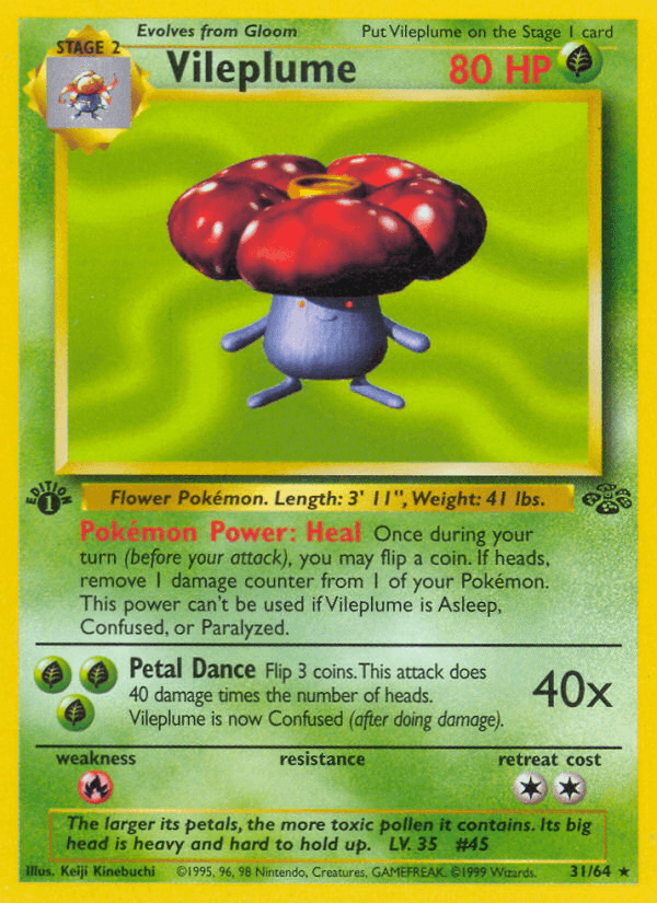 Vileplume — 1st Edition