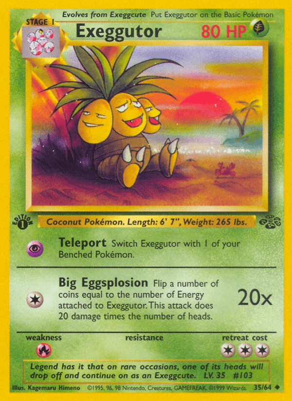 Exeggutor — 1st Edition