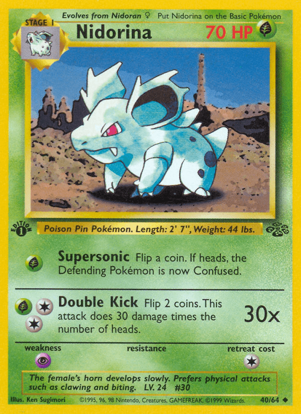 Nidorina — 1st Edition