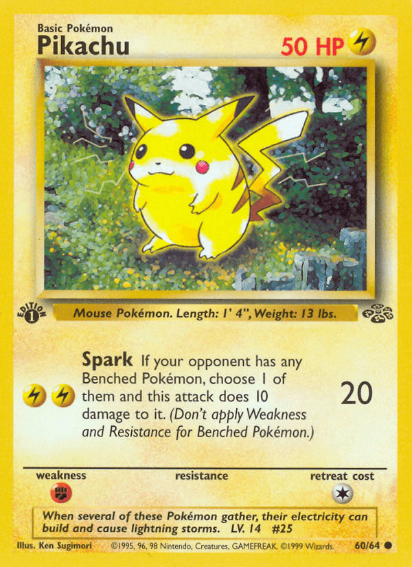Pikachu — 1st Edition
