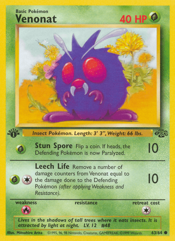 Venonat — 1st Edition