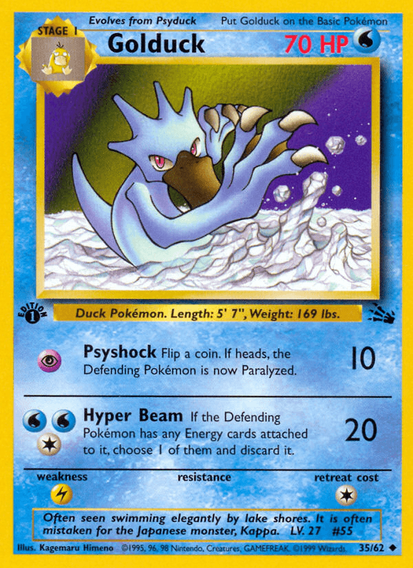 Golduck — 1st Edition