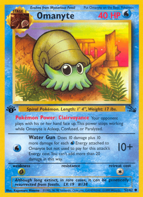 Omanyte — 1st Edition