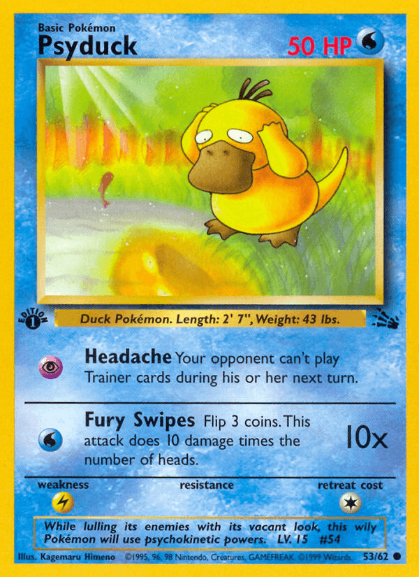 Psyduck — 1st Edition