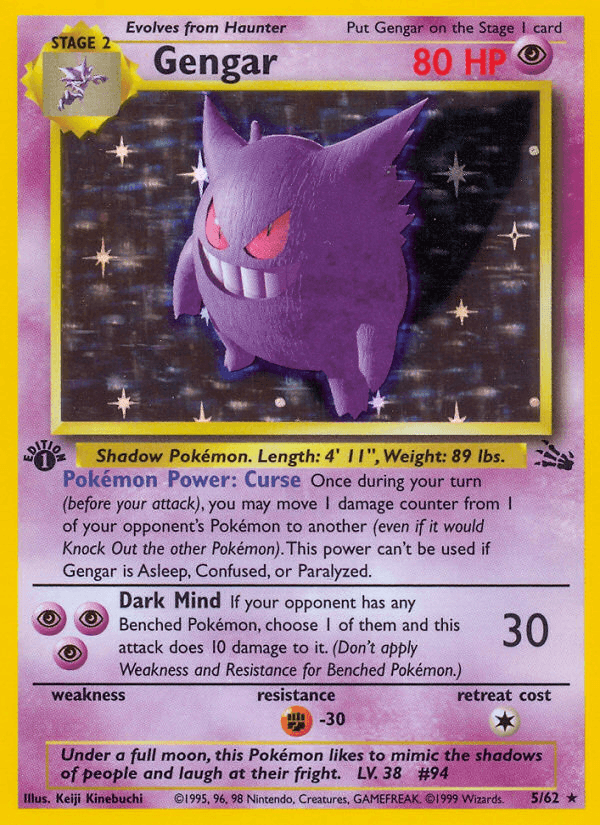 Gengar — 1st Edition