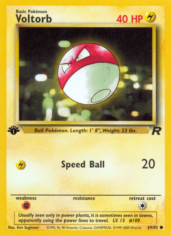 Voltorb — 1st Edition