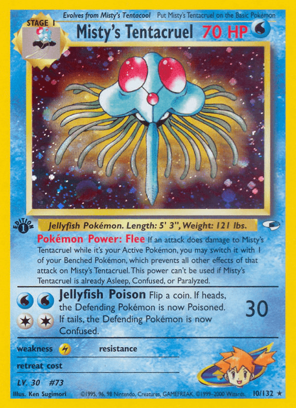 Misty's Tentacruel — 1st Edition