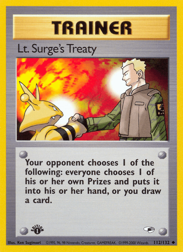 Lt. Surge's Treaty — 1st Edition