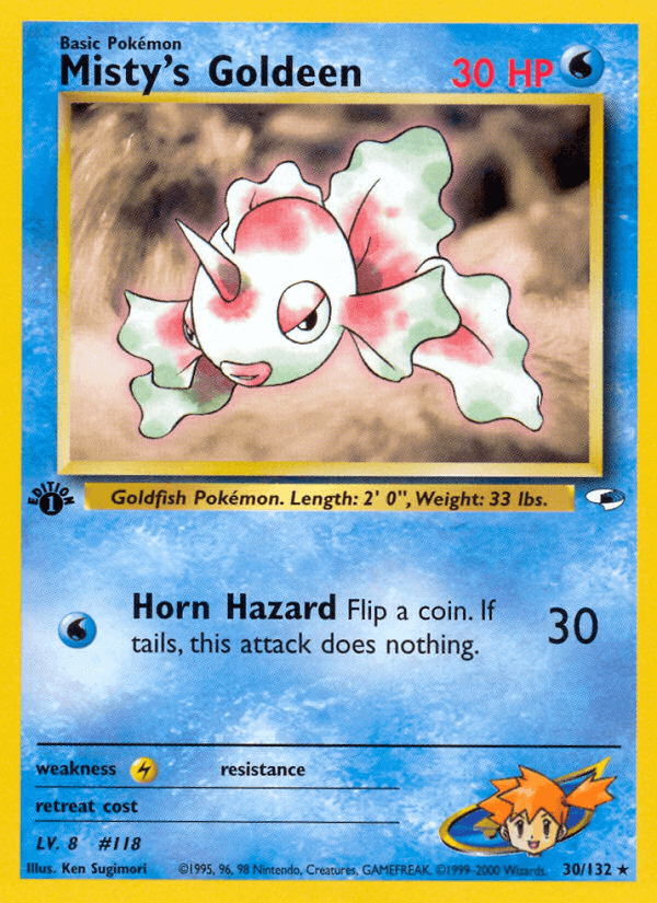 Misty's Goldeen — 1st Edition