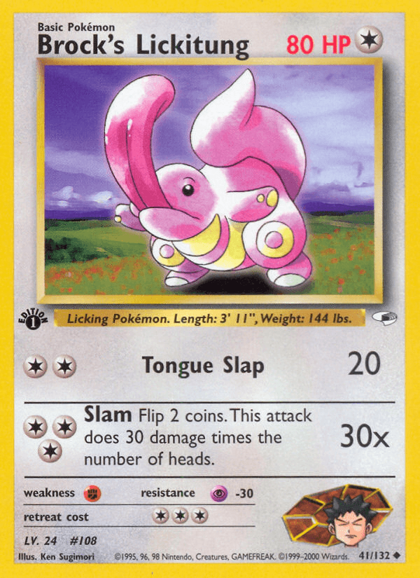 Brock's Lickitung — 1st Edition