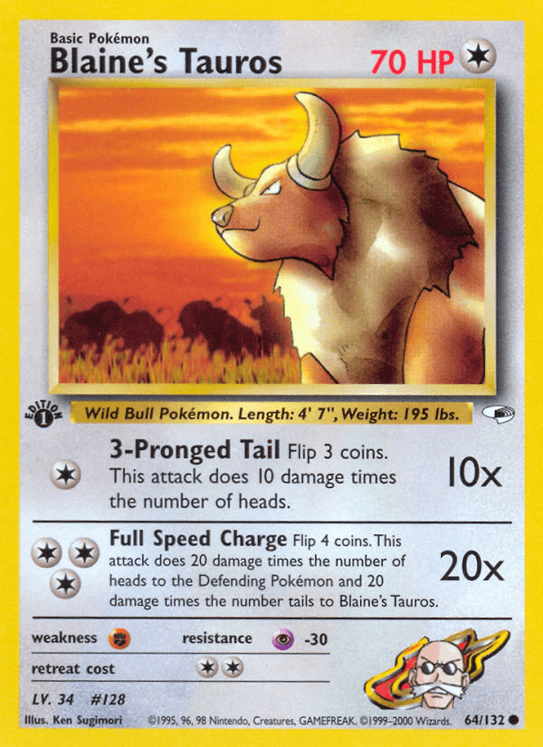 Blaine's Tauros — 1st Edition