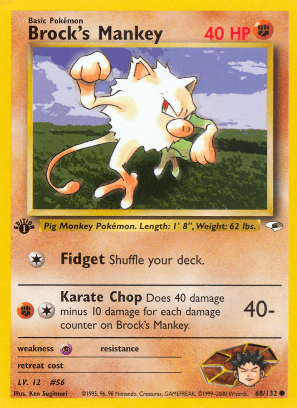 Brock's Mankey — 1st Edition