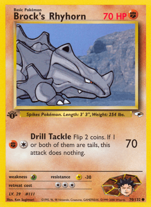 Brock's Rhyhorn — 1st Edition