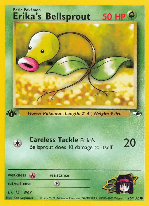Erika's Bellsprout — 1st Edition