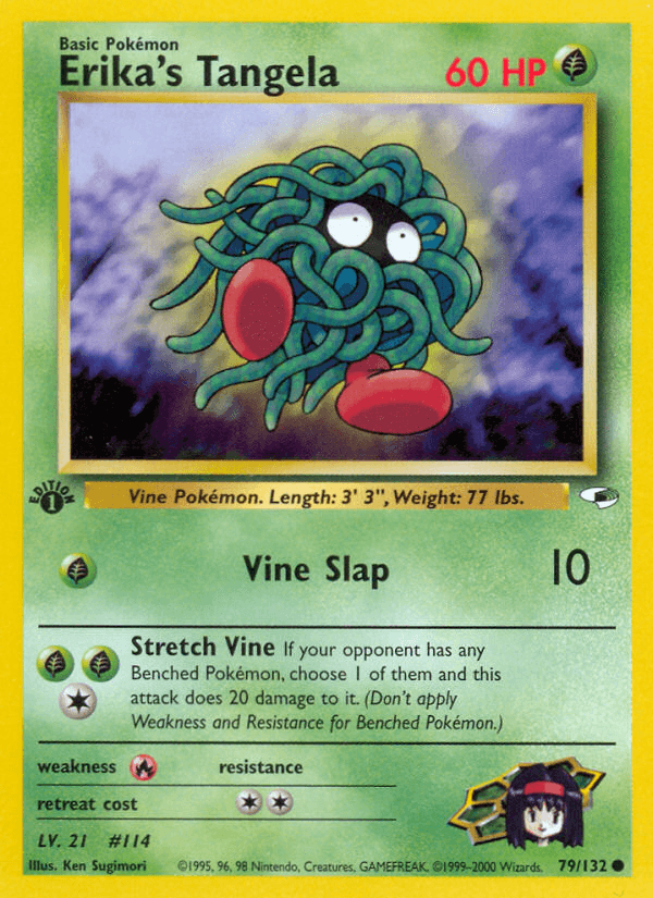 Erika's Tangela — 1st Edition