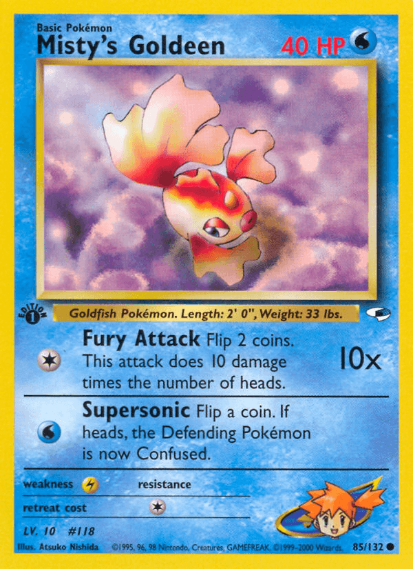 Misty's Goldeen — 1st Edition
