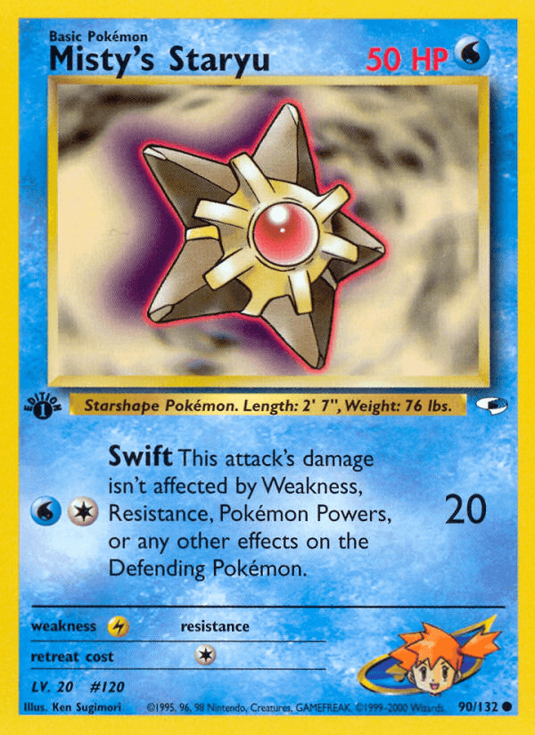 Misty's Staryu — 1st Edition
