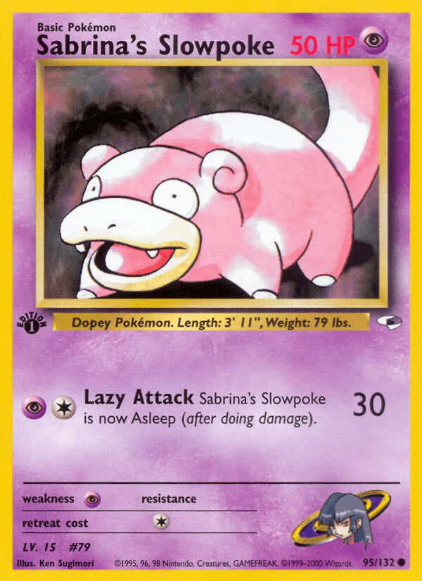 Sabrina's Slowpoke — 1st Edition