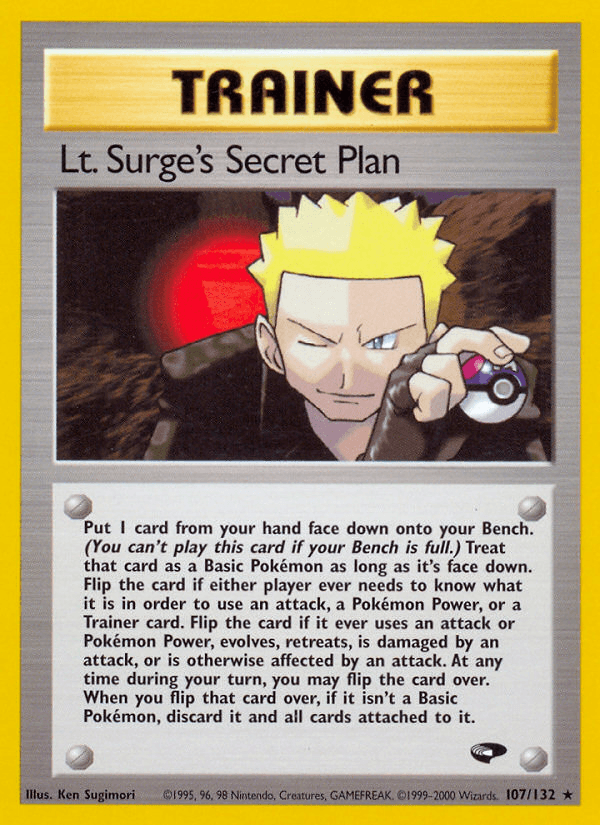 Lt. Surge's Secret Plan — 1st Edition