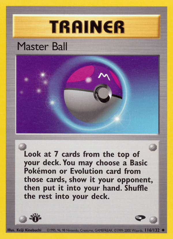 Master Ball — 1st Edition