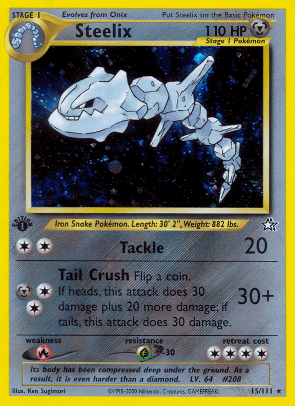 Steelix — 1st Edition