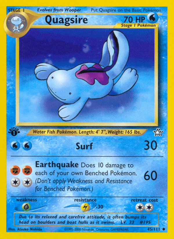Quagsire — 1st Edition
