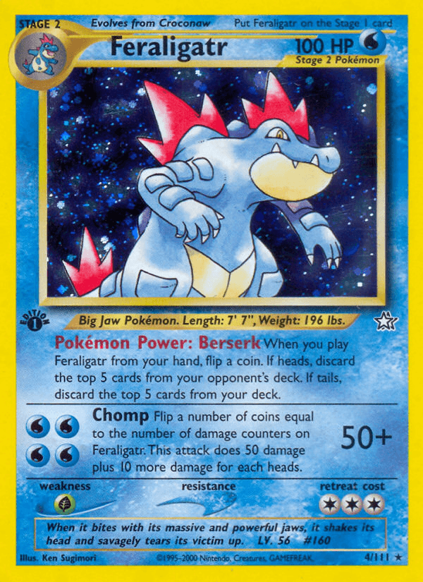 Feraligatr — 1st Edition