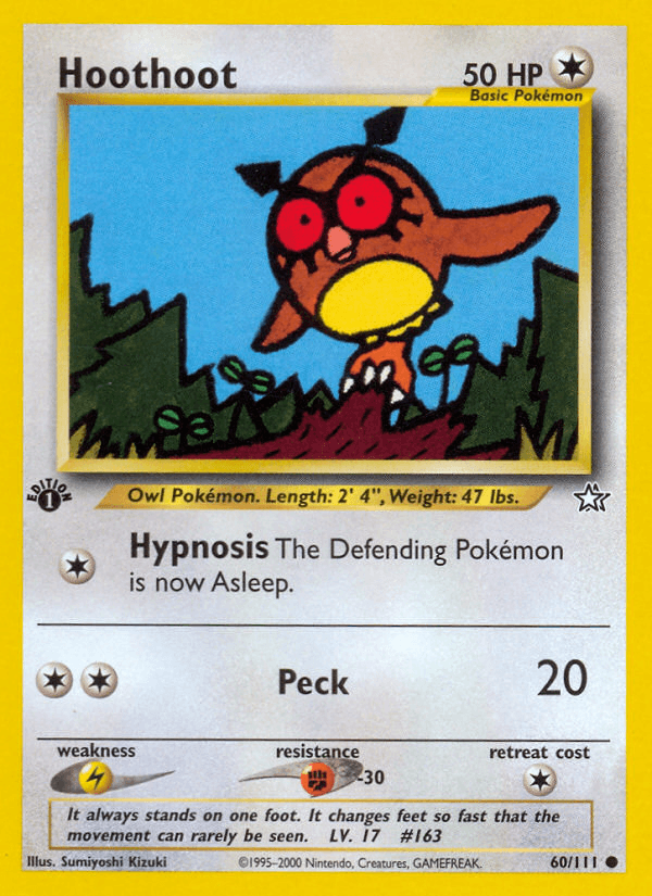 Hoothoot — 1st Edition