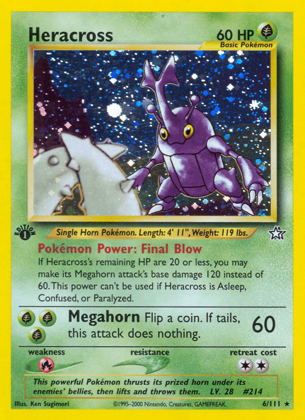 Heracross — 1st Edition