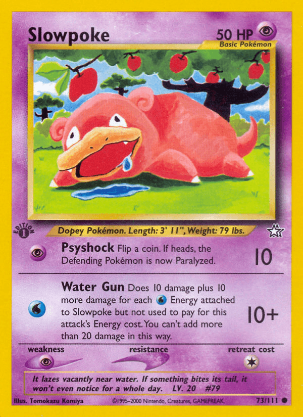 Slowpoke — 1st Edition