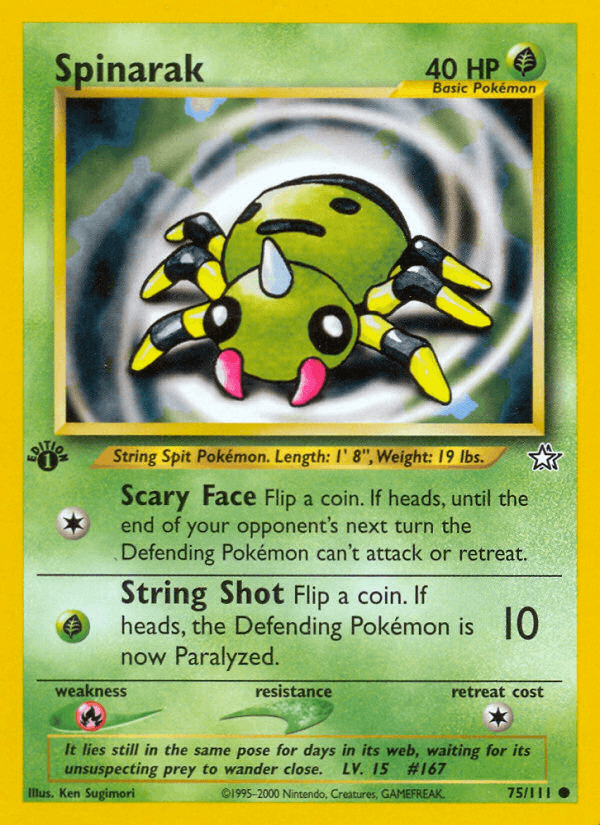 Spinarak — 1st Edition