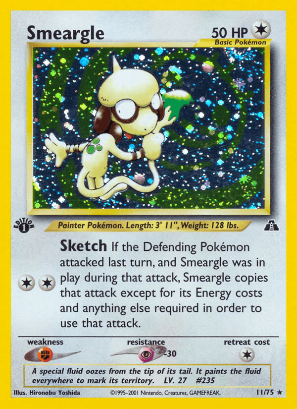Smeargle — 1st Edition