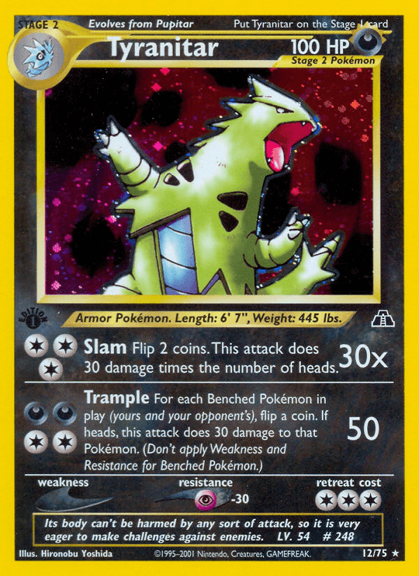 Tyranitar — 1st Edition