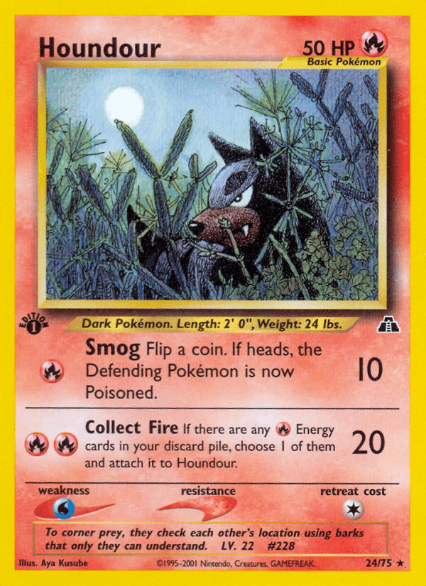 Houndour — 1st Edition